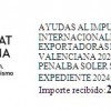AYUDAS AL IMPULSO A LA INTERNACIONALIZACIÓN DE PYMES EXPORTADORAS DE LA COMUNITAT VALENCIANA 2024.